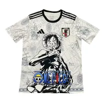 Mens Japan King of Pirates Luffy White Jersey 2025