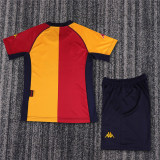 Kids Retro Roma Home Jersey 2001/02