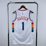 Mens Philadelphia 76ers Nike White 2025 Swingman Jersey - City Edition
