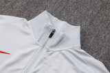 Mens Liverpool Jacket + Pants Training Suit Light Grey 2024/25