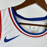 Mens Philadelphia 76ers Nike White 2025 Swingman Jersey - City Edition