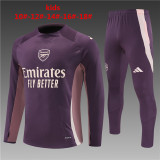 Kids Arsenal Training Suit Purple 2024/25