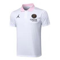 Mens PSG x Jordan Polo Shirt White 2024/25