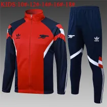Kids Arsenal Jacket + Pants Training Suit Red 2024/25