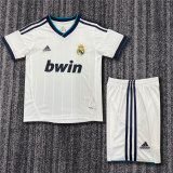 Kids Retro Real Madrid Home Jersey 2012/13