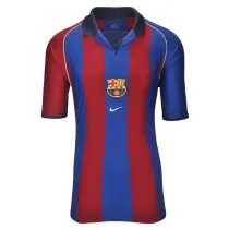 Mens Barcelona Retro Home Jersey 2001/02