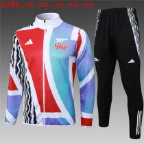 Kids Arsenal Jacket + Pants Training Suit Tri-Color 2024/25