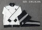 Mens Juventus Jacket + Pants Training Suit Light Grey 2024/25