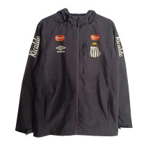Mens Santos FC All Weather Windrunner Jacket Classic Black