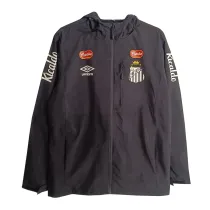 Mens Santos FC All Weather Windrunner Jacket Classic Black
