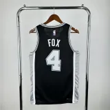 Mens San Antonio Spurs Nike Black 2022/23 Swingman Jersey - Icon Edition