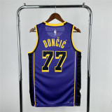 Mens Los Angeles Lakers Jordan Purple 2022/23 Swingman Jersey - Statement Edition