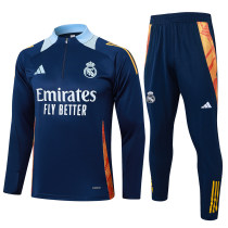 Mens Real Madrid Training Suit Navy 2024/25