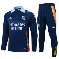 Mens Real Madrid Training Suit Navy 2024/25