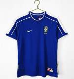 Mens Brazil Retro Away Jersey 1998