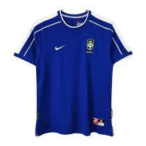 Mens Brazil Retro Away Jersey 1998