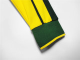 Mens Brazil Retro Home Jersey Long Sleeve 1998