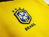 Mens Brazil Retro Home Jersey Long Sleeve 1998