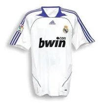 Mens Real Madrid Retro Home Jersey 2007/08