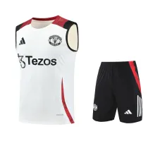 Mens Manchester United Singlet Suit White 2024/25