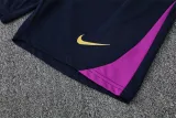 Mens Barcelona Short Training Suit Purple 2025/26