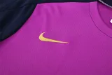 Mens Barcelona Short Training Suit Purple 2025/26