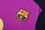 Mens Barcelona Short Training Suit Purple 2025/26