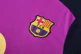 Mens Barcelona Short Training Suit Purple 2025/26