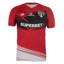 Mens Sao Paulo FC Short Training Red Jersey 2025/26