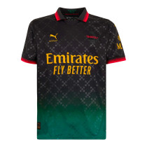 Mens AC Milan Fourth Black Jersey 2024/25