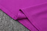 Mens Barcelona Short Training Suit Purple 2025/26