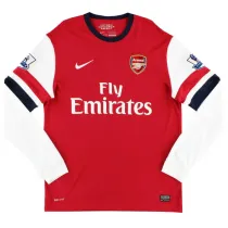 Mens Arsenal Retro Home Authentic Long Sleeve Jersey 2012/13 - Match
