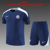 Kids Inter Milan Short Training Suit Navy 2025/26