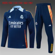 Kids Real Madrid Training Suit Royal 2024/25