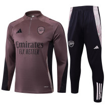 Mens Arsenal Training Suit Purple Brown 2024/25