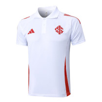Mens Internacional Polo Shirt White 2025/26