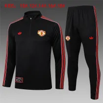 Kids Manchester United Training Suit Black 2025/26