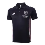 Mens Arsenal Polo Shirt Dark Grey 2025/26