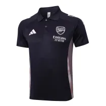 Mens Arsenal Polo Shirt Dark Grey 2025/26