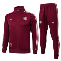 Mens Bayern Munich Jacket + Pants Training Suit Burgundy 2025/26