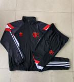 Mens Flamengo Jacket + Pants Training Suit Black 2025/26