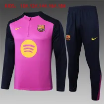 Kids Barcelona Training Suit Purple 2025/26