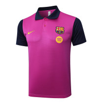 Mens Barcelona Polo Shirt Purple 2025/26