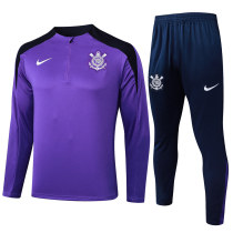 Mens Corinthians Training Suit Purple 2025/26
