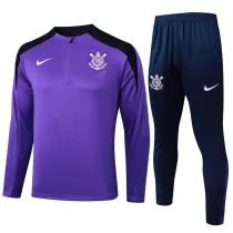 Mens Corinthians Training Suit Purple 2025/26
