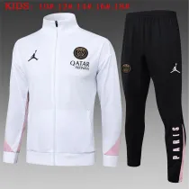 Kids PSG x Jordan Jacket + Pants Training Suit White 2025/26