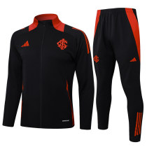 Mens Internacional Jacket + Pants Training Suit Black 2025/26