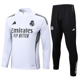 Mens Real Madrid Training Suit White 2025/26
