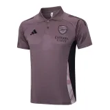 Mens Arsenal Polo Shirt Grey 2025/26