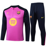 Mens Barcelona Training Suit Purple 2025/26